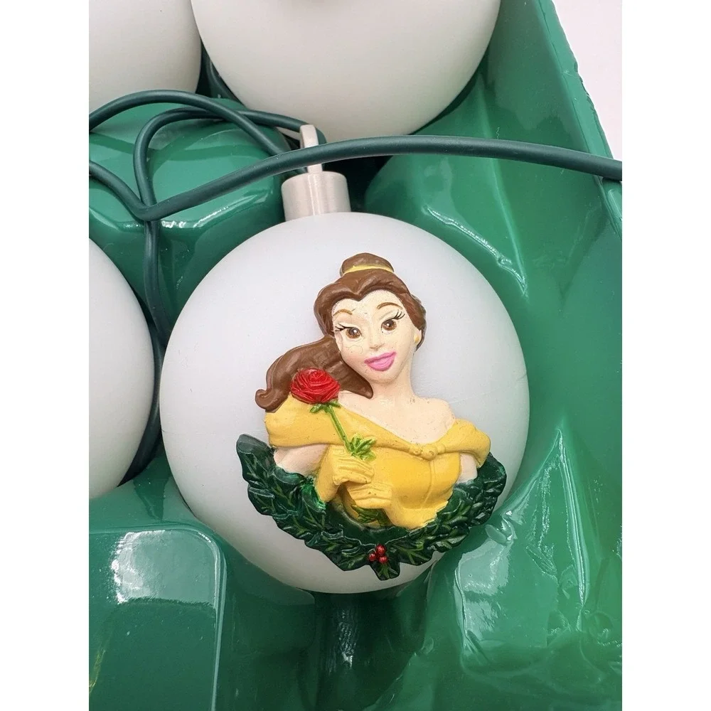 Gemmy Disney OG PRINCESS Color Change String Lights Electric Plug Or Battery VTG
